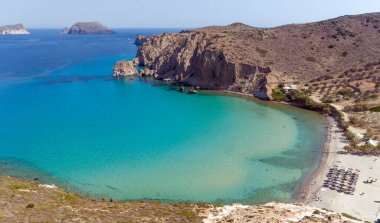 plathiena beach, milos island, cyclades, Yunanistan