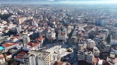 Saint Vasilios Meydanı, Trablus, Yunanistan 'ın hava manzarası