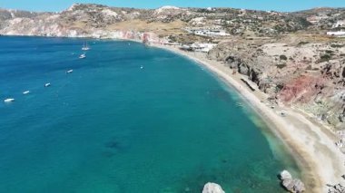 Paleochori plajı Yunanistan 'ın Kiklad adasının güney kıyısında yer almaktadır.