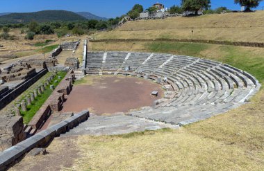 Eski Messene Tiyatrosu, Moreloponnese, Yunanistan