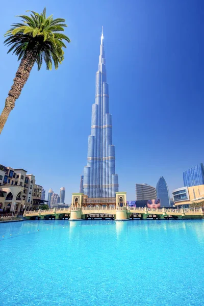 Burj Khalifa Tallest Building World Dubai Uae — Stock Photo, Image