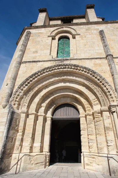 Saint Emilion Met Middeleeuwse Monolithische Kerk Frankrijk — Stockfoto