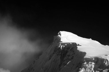 Annapurna Circuit in Black and White taken in April 2022