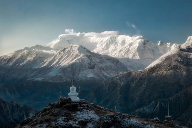 Annapurna Circuit in Black and White taken in April 2022