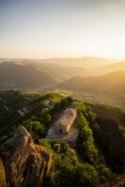 2022年5月に撮影されたイタリアの田舎の日没 — ストック写真