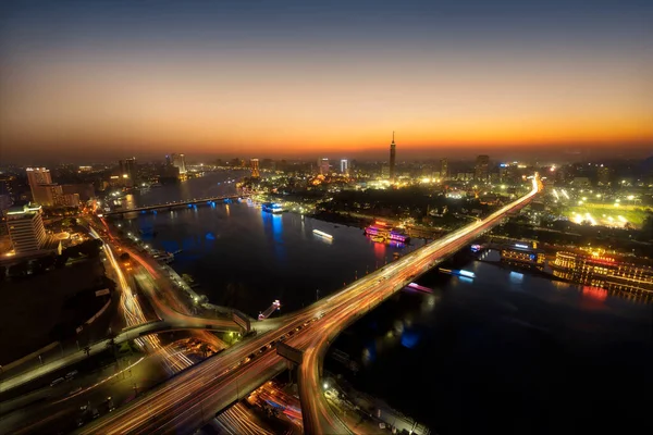 Cairo Egypt Night Taken January 2022 — Stok fotoğraf