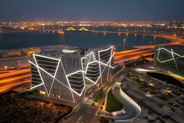 Manama Bahrain Skyline Night Taken April 2022 — Stockfoto