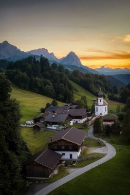 Wamberg in the Bavarian Alps taken in August 2022