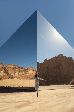 Maraya Concert Hall in Al Ula, Saudi Arabia taken in January 2022