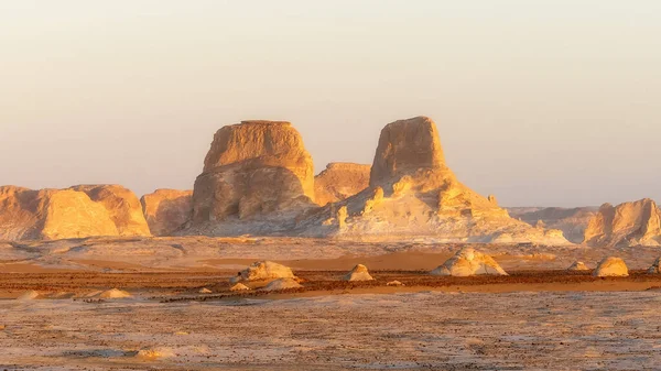 White Desert Western Egypt Taken January 2022 — Zdjęcie stockowe