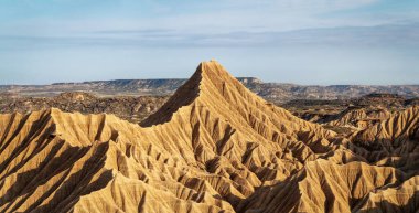 Las Bardenas Reales Desert in Northern Spain clipart