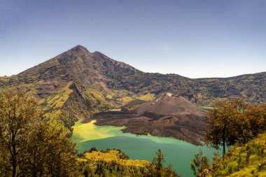 Endonezya 'da Lombok' ta Rinjani Dağı