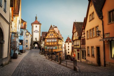 Bavyera, Almanya 'da Rothenburg ob der Tauber