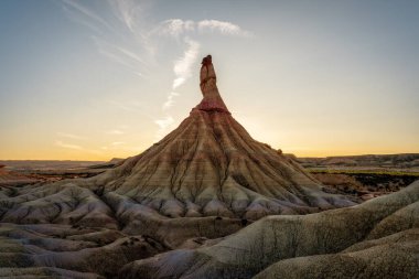 Kuzey İspanya 'da Las Bardenas Çölü