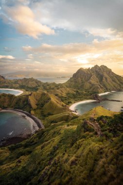 Endonezya 'daki Komodo Ulusal Parkı' ndaki Padar Adası