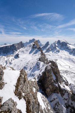 Kuzey İtalya 'daki Dolomitler Dağları