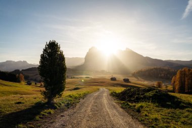 İtalyan Dolomitlerinde Alpe di Siusi