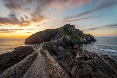 İspanya 'nın Bask Ülkesinde Gaztelugatxe