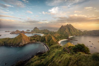 Endonezya 'daki Komodo Ulusal Parkı' ndaki Padar Adası