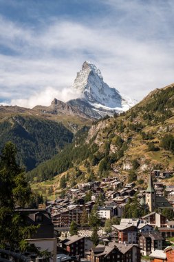 Matterhorn Bakış Açısı 'na giden Gornergrat Treni
