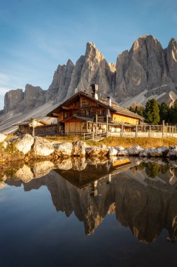 Geisleralm in the Italian Dolomites clipart