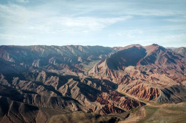 Purmamarca Gökkuşağı Dağları Salta Bölgesi Arjantin