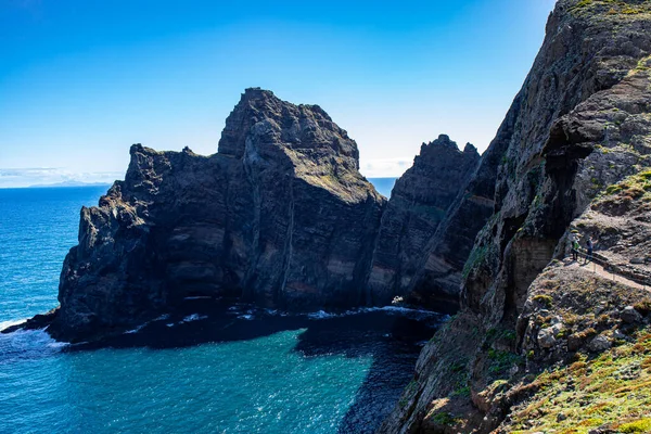 Vereda Ponta Loureno Sendero Madeira — Foto de Stock