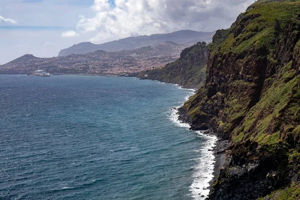 Línea Costera Isla Madeira Portugal —  Fotos de Stock