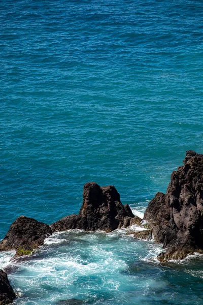 Portekiz Madeira Adasındaki Sahil Şeridi — Stok fotoğraf