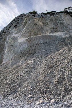 Yunanistan 'ın Skiathos adasındaki Lalaria plajı