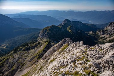 Bohinj 'deki Kednjovec tepesine yürüyüş