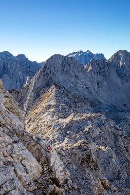 Yürüyüş turu Kri - Stenar - Bovki gamsovec, Julian Alps, Slovenya