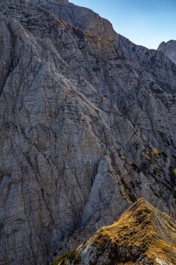 Yürüyüş turu Kri - Stenar - Bovki gamsovec, Julian Alps, Slovenya