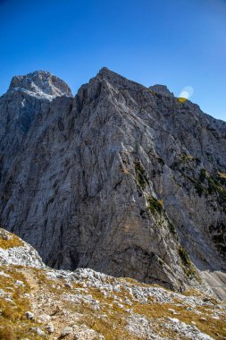 Yürüyüş turu Kri - Stenar - Bovki gamsovec, Julian Alps, Slovenya