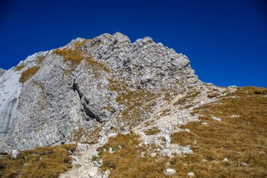 Yürüyüş turu Kri - Stenar - Bovki gamsovec, Julian Alps, Slovenya