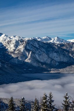 Slovenya 'daki güzel Bohinj Gölü