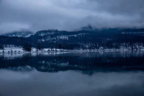 Bellissimo Lago Bohinj Slovenia — Foto Stock