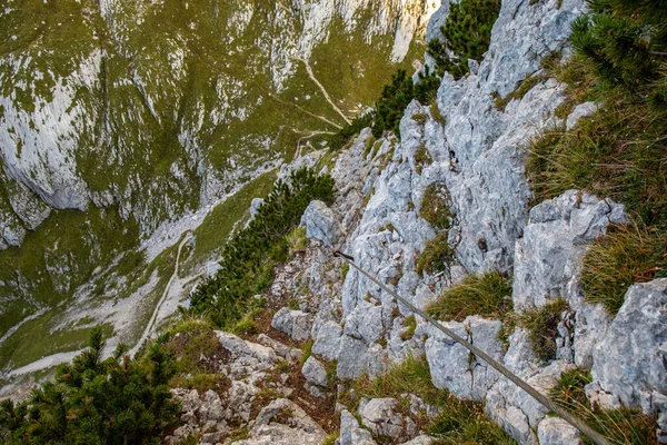 Climbing Julian Alps Slovenia — Stock Photo, Image