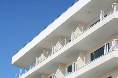 Exterior of beautiful building on sunny day, low angle view