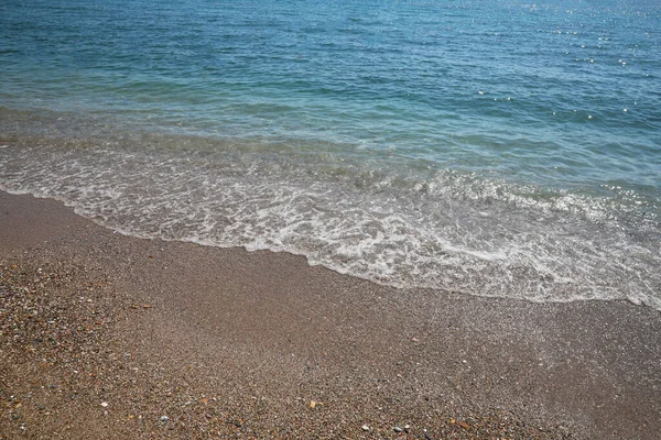 Beautiful View Sandy Beach Sea — Stock Photo, Image