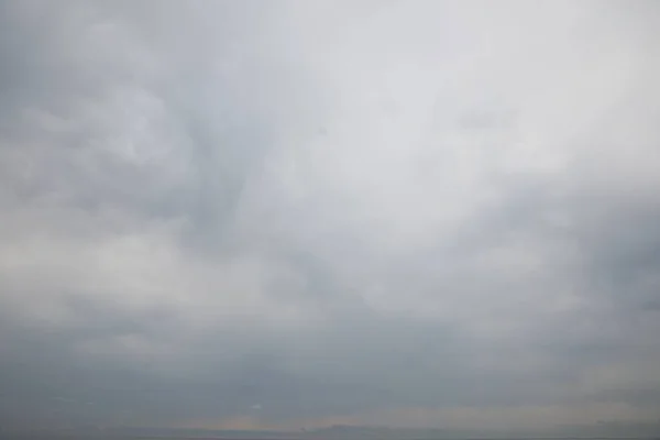 Malerischer Blick Auf Grauen Himmel Mit Wolken — Stockfoto