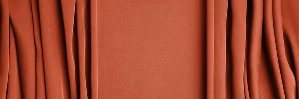 Нежная Шелковая Ткань Качестве Фона Вид Сверху Баннерный Дизайн — стоковое фото