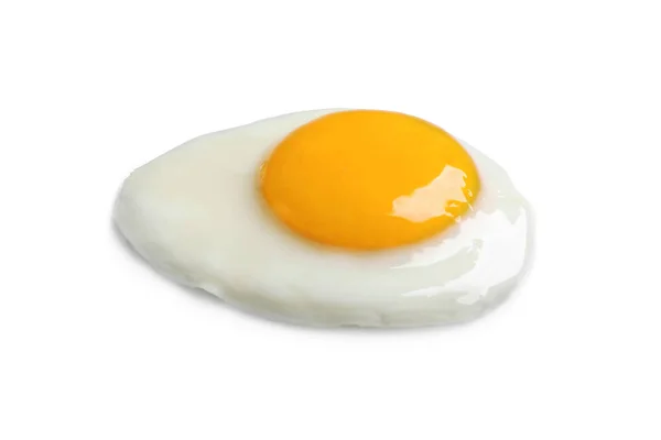Sabroso Huevo Pollo Frito Aislado Blanco —  Fotos de Stock