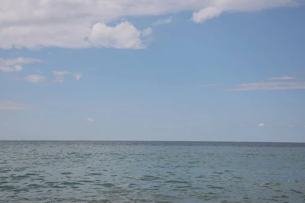 stock image Picturesque view of beautiful sea under blue sky