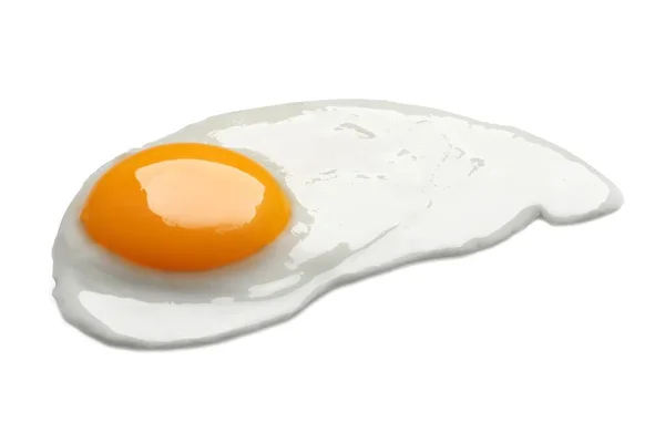 Tasty Fried Chicken Egg Isolated White — Stock Photo, Image