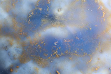 Beautiful abstract ink painting as background, top view