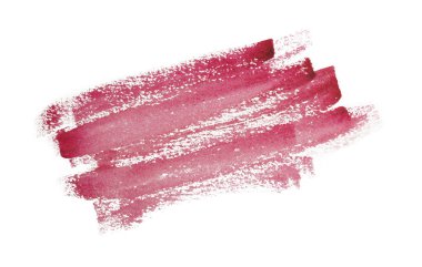 Beyaz arkaplanda fırçayla çizilen boya vuruşlarını