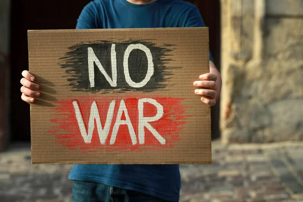 전쟁없는 포스터를 — 스톡 사진