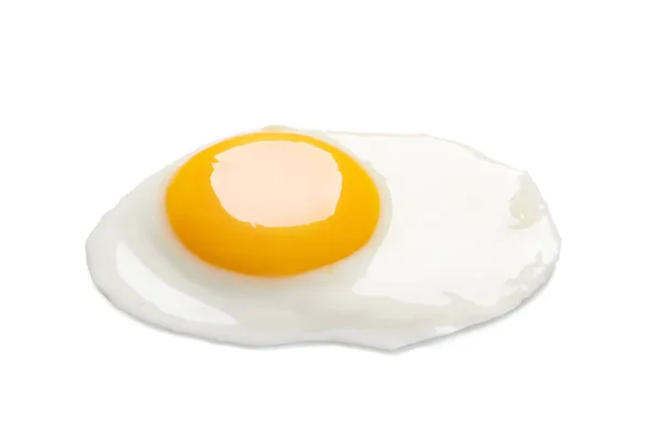 Tasty Fried Chicken Egg Isolated White — Stock Photo, Image