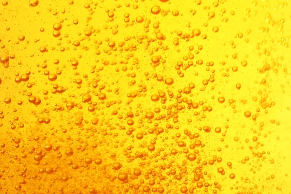Tasty Beer Bubbles Background Closeup — Photo